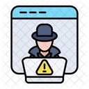 Hacker Hacking Cyber Security Icon