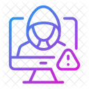 Cyber Attack Security Hacking Icon