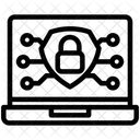 Cyber Defense Protect Firewall Icon