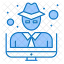 Cyberdieb Cyberkrimineller Kriminalitat Symbol