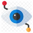 Cyber Eye Cyber Monitoring Eye Network Icon