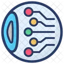 Cyber Eye Cyber Monitoring Network Monitoring Icon