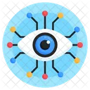 Network Eye Cyber Eye Digital Eye Icône