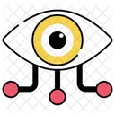 Eye Network Eye Connection Optics Icon