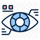 Cyber Eye Artificial Icon