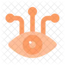 Cyber Eye Artificial Icon