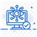 Mechanical Eye Cyber Eye Cyber Security Concept Icon