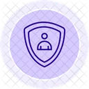 Cyber Guardian Line Icon Icône