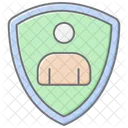 Cyber Guardian Lineal Color Icon Icon