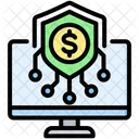 Cyber Insurance Shield Protection Icon