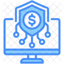 Cyber Insurance Shield Protection Icon