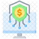 Cyber Insurance Shield Protection Icon