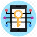 Digital Key Cyber Key Private Key Icon