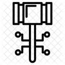 Cyber Law Justice  Icon