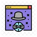 Cyber Link Hat Analytics Icon
