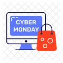 Cyber Lundi Shopping Soldes Icône