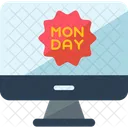Cyber Monday Discount Sale Icon
