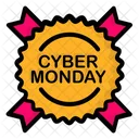 Cyber Label Monday Icon