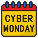 Cyber Monday Calendar Day Icon
