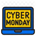 Cyber Monday Laptop Shopping Icon