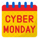Cyber Monday Calendar Day Icon