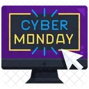 Cyber Monday Discount Shopping Icon