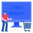 Cyber Monday Cyber Advertising Icon