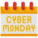 Cyber Monday Calendar Date Icon