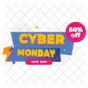 Cyber Monday Graphics Icon