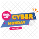 Cyber Monday Illustration Icon