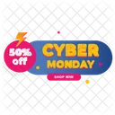 Cyber Monday Online Business Icon