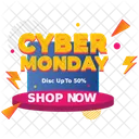 Cyber Monday Promo Icon