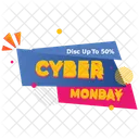 Cyber Monday Up To Icône