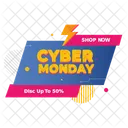 Cyber Monday Discount Icon