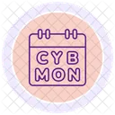 Cyber Monday Angebot Cyber Verkauf Symbol