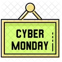 Cyber Monday Board  Icon