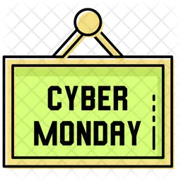 Cyber Monday Board  Icon