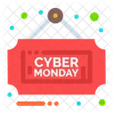 Cyber Monday Board Icon