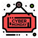 Cyber Monday Board Icon