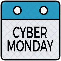 Cyber Monday Calendar  Icon
