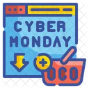 Cyber Monday Cart Icon