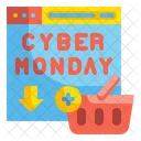 Cyber Monday Cart Icon