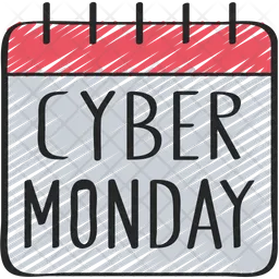 Cyber Monday Date  Icon