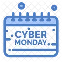 Cyber Monday Date Icon