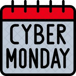 Datum des Cyber Monday  Symbol