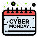 Datum des Cyber Monday  Symbol