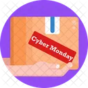 Cyber Monday-Etikett  Symbol