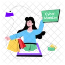 Cyber Monday  Icon