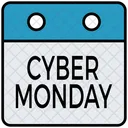 Cyber Monday Kalender  Symbol