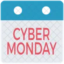 Cyber Monday Kalender  Symbol